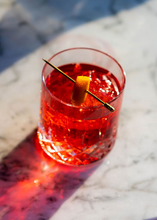 The White Chocolate Negroni is one of the best Christmas cocktails to make in 2022.