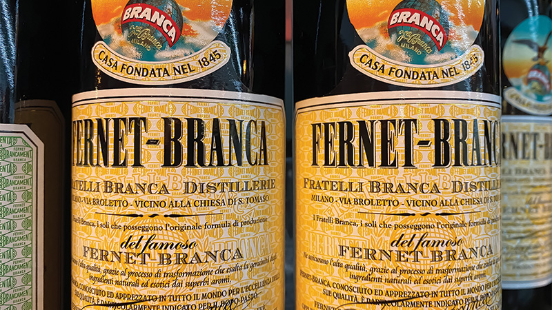 The Fernet challenge coin is an insider drinks industry handshake.