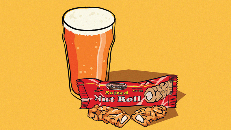 The salted nut roll surprise is an insider drinks industry handshake.