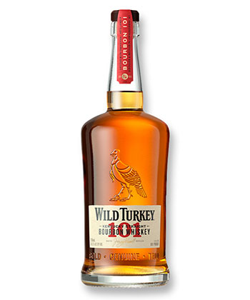Wild Turkey 101 Proof Kentucky Straight Bourbon Whiskey is one of the best bourbons to gift this holiday season (2022).