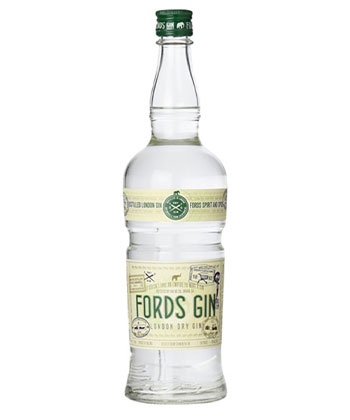 Fords London Dry Gin is one of the best gins to gift this holiday season (2022). 
