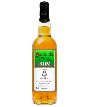 Blackadder Fiji Rum 9 Years Old is one of the best rums to gift this holiday season.