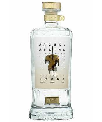 Castle & Key Sacred Spring Vodka is one of the best vodkas to gift this holiday season (2022).