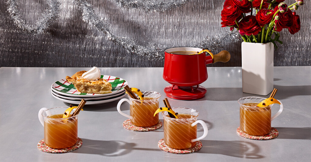 This Hot Toddy riff hits the spot during the cold months with winter oranges, Crown Royal Salted Caramel, and clove.