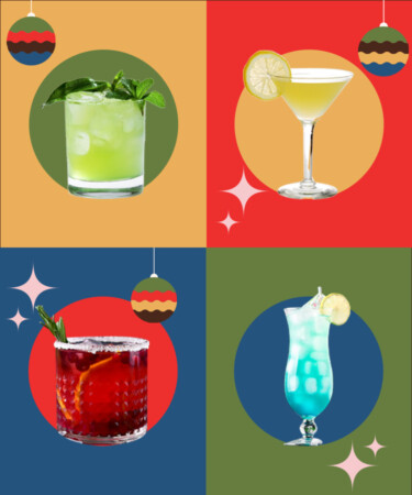 Colorful Cocktails for the Holidays [Infographic]