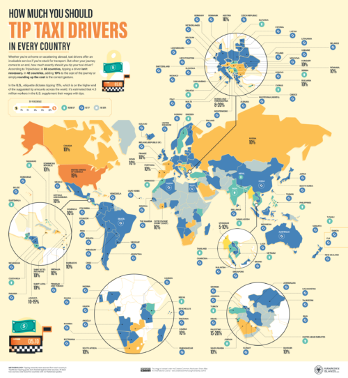 These Giant Maps Show How Much You Should Tip in Every Country VinePair