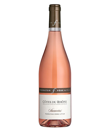 Ferraton Pere & Fils Cotes du Rhone Samorens Rosé 2021 is one of the best cheap wines under $20 for 2023.