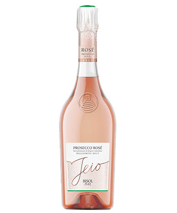 Jeio (by Bisol) Prosecco Rosé DOC 2020 is one of the best cheap wines under $20 for 2023.