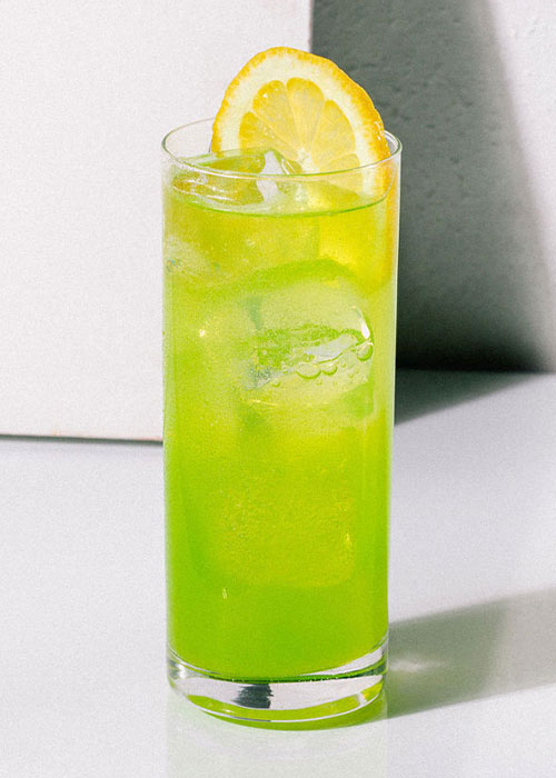 The Midori Sour is one of the best low-alcohol cocktails for Dry January.