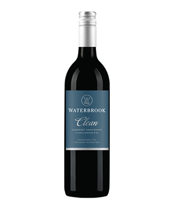 Waterbrook Clean Cabernet Sauvignon is one of the best non-alcoholic wines to drink right now (2023).