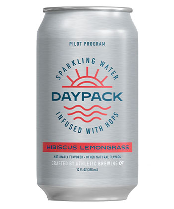 Athletic Brewing Co. Daypack Hibiscus Lemongrass is one of the best hop waters to try in 2023.
