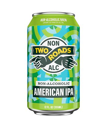 Two Roads Brewing Co. Non-Alcoholic American IPA is one of the best non-alcoholic beers to drink right now.
