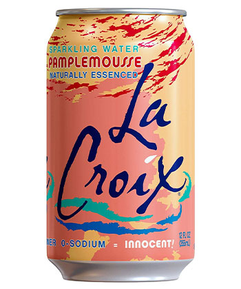 LaCroix Pamplemousse Sparkling Water is one of the best sparkling waters for 2023.