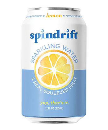 Spindrift Lemon Sparkling Water is one of the best sparkling waters for 2023.