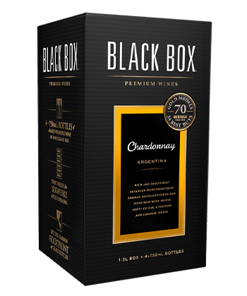 Black Box Argentina Chardonnay is one of the best boxed wine brands for 2023.