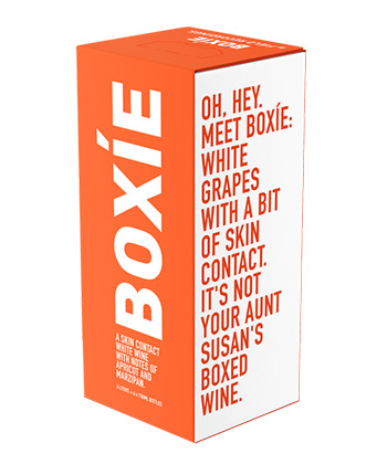 Field Recordings 'Boxie' Skin Contact White is one of the best boxed wine brands for 2023.