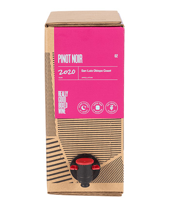 Really Good Boxed Wine 2020 Pinot Noir is one of the best boxed wine brands for 2023.
