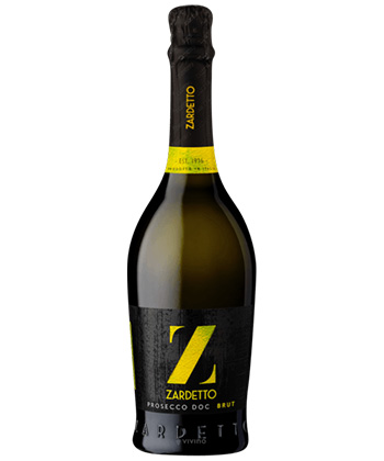 Zardetto 'Z' Prosecco Brut is one of the best Proseccos for 2023.