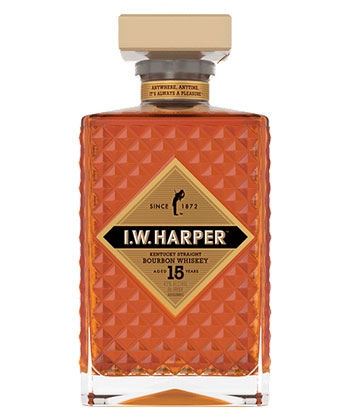 I.W. Harper 15-Year0Old Bourbon Whiskey is one of the best bourbons for 2023.