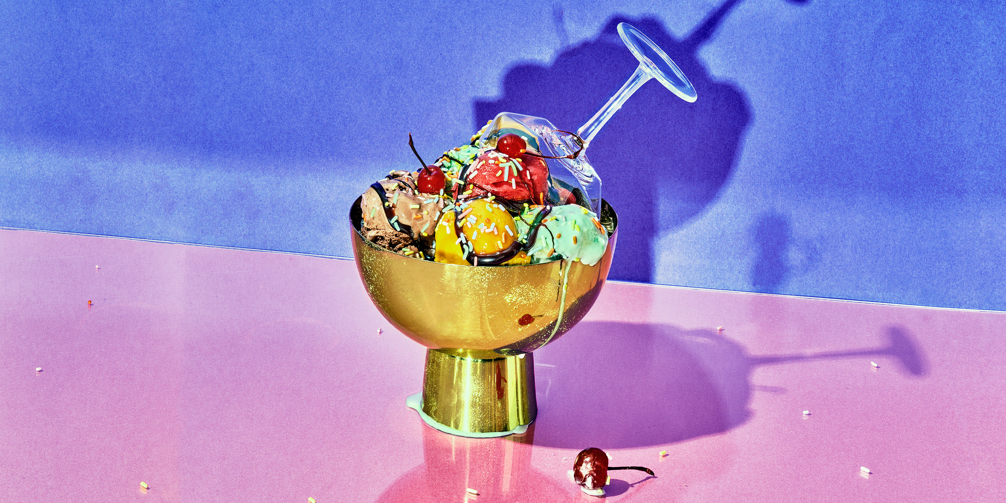 Vintage Ice Cream Sundae Bowls, Glass Dessert Cups - Mendez Manor
