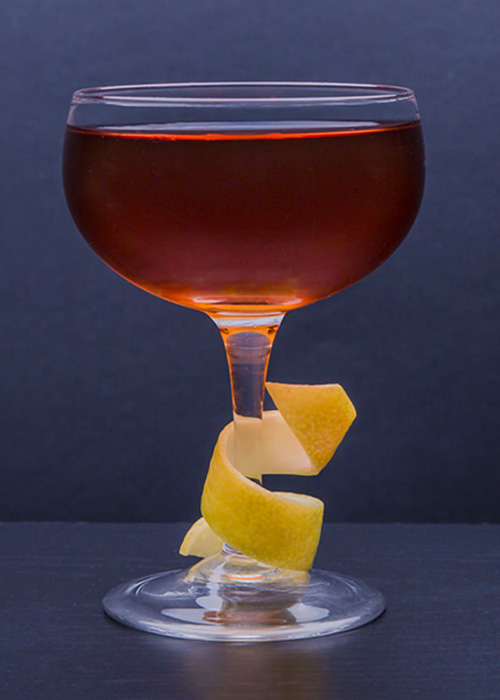 The Vieux Carré is an iconic New Orleans cocktail perfect for celebrating Mardi Gras. 