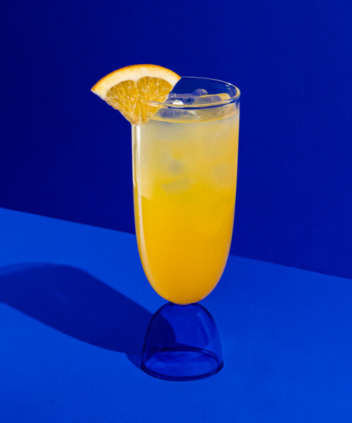 Orange juice is a great mixer for vodka.