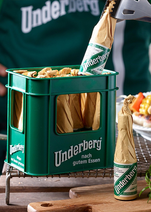 Underberg, a bitter digestif that comes in a paper-wrapped bottle, inherently rouses fascination with botanicals from 43 countries used to flavor the contents of each bottle in a recipe only known by 5 people.
