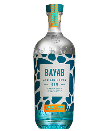 Bayab African Grown Classic Dry Gin is one of the best gins for 2023.