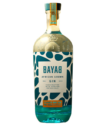 Bayab African Grown Classic Dry Gin is one of the best gins for 2023.