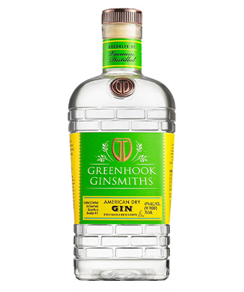 Greenhook Ginsmiths American Dry Gin is one of the best gins for 2023.