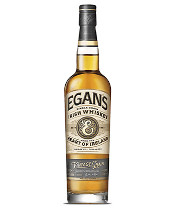 Egan's Irish Whiskey Vintage Grain is one of the best Irish Whiskeys for 2023.