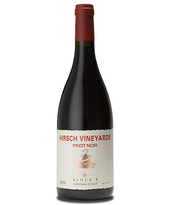 Hirsch Vineyards Block 8 Pinot Noir is one of the best Pinot Noirs for 2023