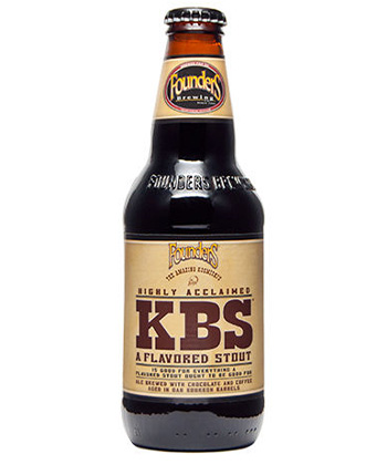 Founders Brewing Co. KBS is one of the best stouts for 2023.
