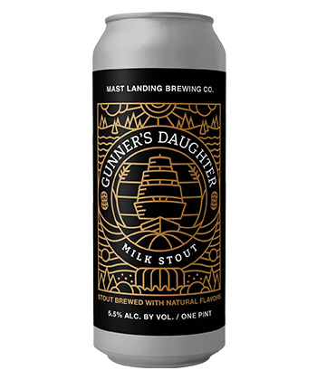 Mast Landing Brewing Co. Gunner's Daughter Milk Stout is one of the best stouts for 2023.