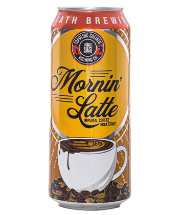 Toppling Goliath Brewing Co. Mornin' Latte is one of the best stouts for 2023.