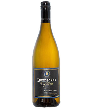 Boedecker Cellars Chardonnay Chehalem Mountains 2019 is one of the best Chardonnays from Oregon.