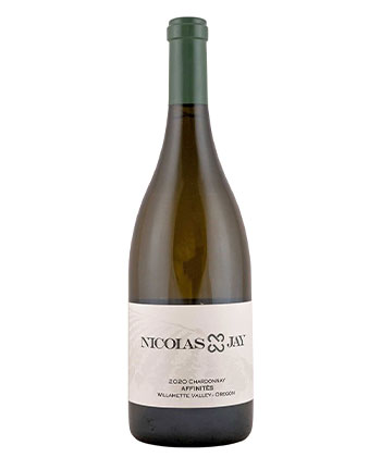Domaine Nicolas-Jay Chardonnay 'Afinités' Willamette Valley 2020 is one of the best Chardonnays from Oregon.
