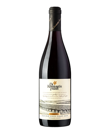 Dr. Konstantin Frank Old Vines Pinot Noir 2020 is one of the best red wines from the Finger Lakes.