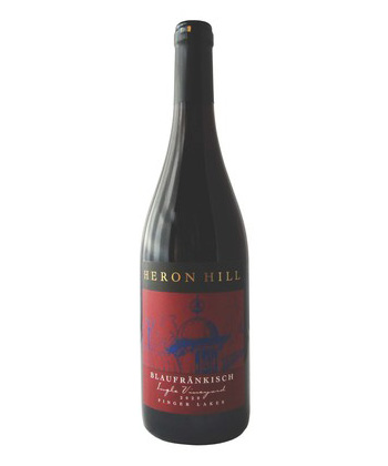 Heron Hill Winery Blaufränkisch Ingle Vineyard 2020 is one of the best red wines from the Finger Lakes.