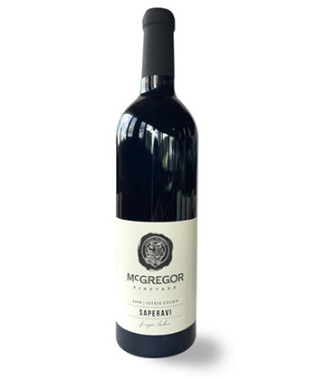 McGregor Vineyard Saperavi 2019 is one of the best red wines from the Finger Lakes.