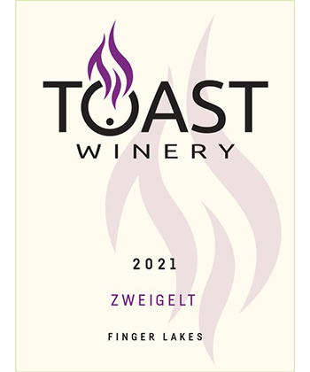 Toast Winery Zweigelt 2021 is one of the best red wines from the Finger Lakes.