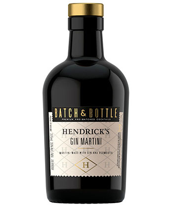 Batch & Bottle Hendrick's Gin Martini is one of the best bottled or canned RTD Martinis. 