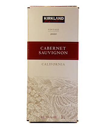Kirkland Signature California Cabernet Sauvignon 2021 (Box Wine) is one of the best wines from Costco right now. 