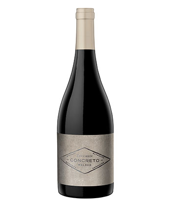 Familia Zuccardi 'Concreto' Malbec is one of the best Malbecs for 2023.