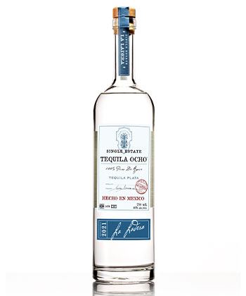 Tequila Ocho Single Estate Blanco is one of the best tequilas for 2023. 