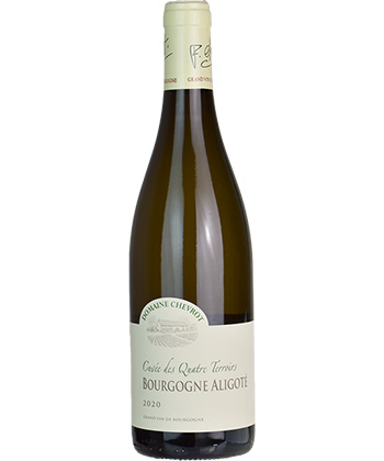 Domaine Chevrot Bourgogne Aligoté 'Cuvée des Quatre Terroirs' 2020 is one of the best Bourgogne Aligotés from Burgundy.