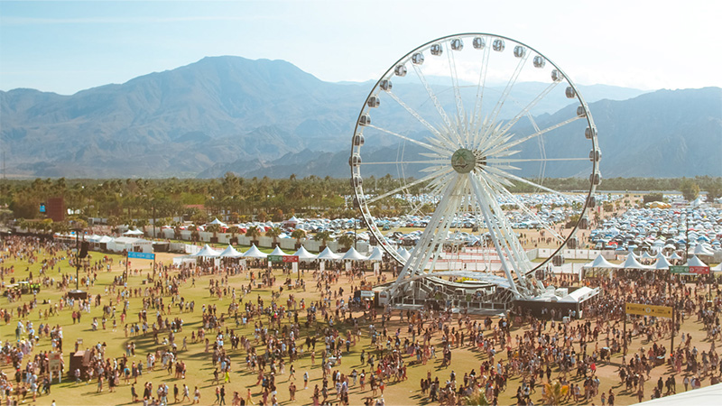 Coachella is a music festival in the U.S. charging between $15 and $20 for drinks.