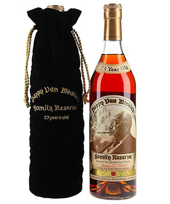Old Rip Van Winkle 'Pappy Van Winkle's Family Reserve' 23 Year Old Kentucky Straight Bourbon Whiskey is one of the most expensive bourbons in the world.