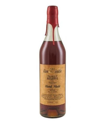 Old Rip Van Winkle 'Pappy Van Winkle's Family Reserve' 17 Year Old Kentucky Straight Bourbon Whiskey is one of the most expensive bourbons in the world. 