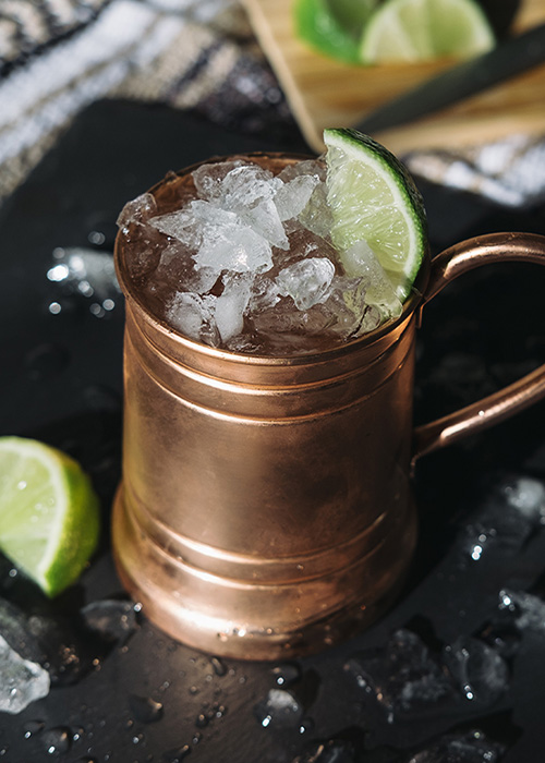 The Moscow Mule is one of the easiest vodka cocktails to make.